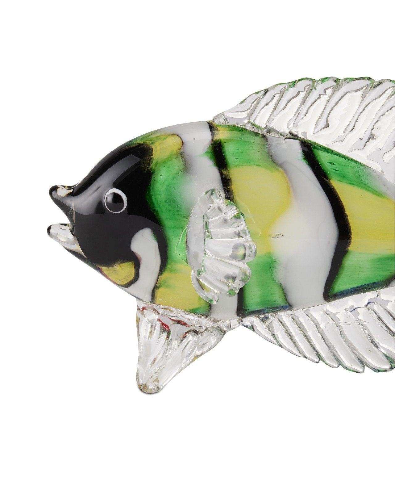 Rialto Green Glass Fish Set of 2